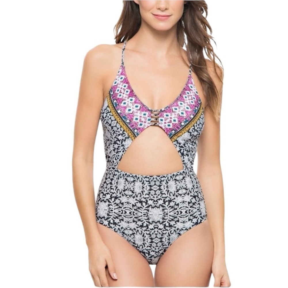 Cleobella | Women’s One Piece Cutout Swimsuit Size Small NWT